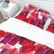 Designart 'Imprints of Wine Bottles' Bohemian & Eclectic Bedding Set - Duvet Cover & Shams